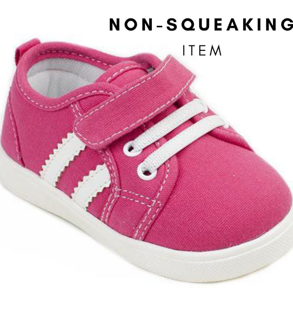 Andy Pink Tennis Shoe (NON-SQUEAKING) - Chickick Shop