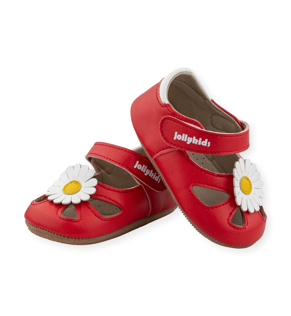 Daisy Red Mary Jane Shoe by Jolly Kids - Chickick Shop