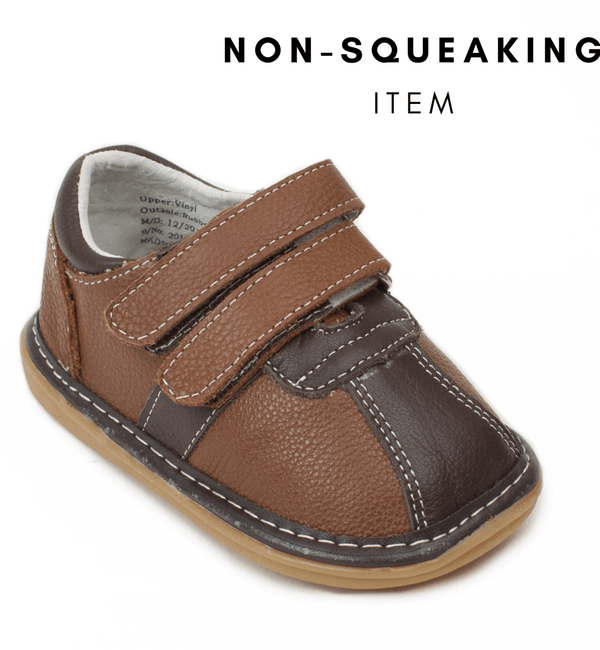 Two Tone Brown Shoe (NON-SQUEAKING) - Chickick Shop